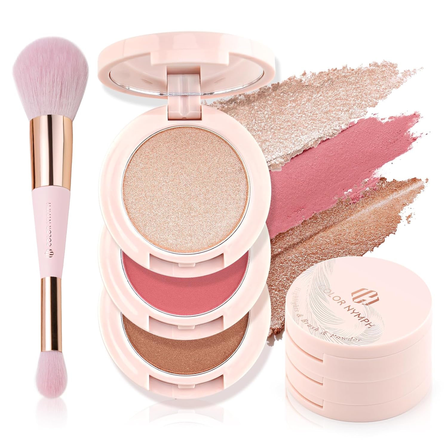 3-in-1 Mini Makeup Palette