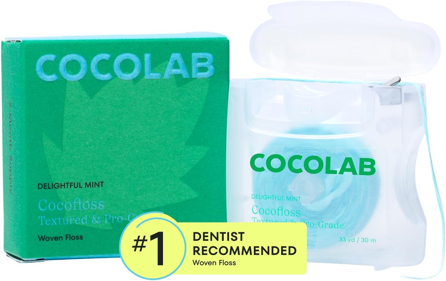 Cocofloss Expanding Woven Dental Floss