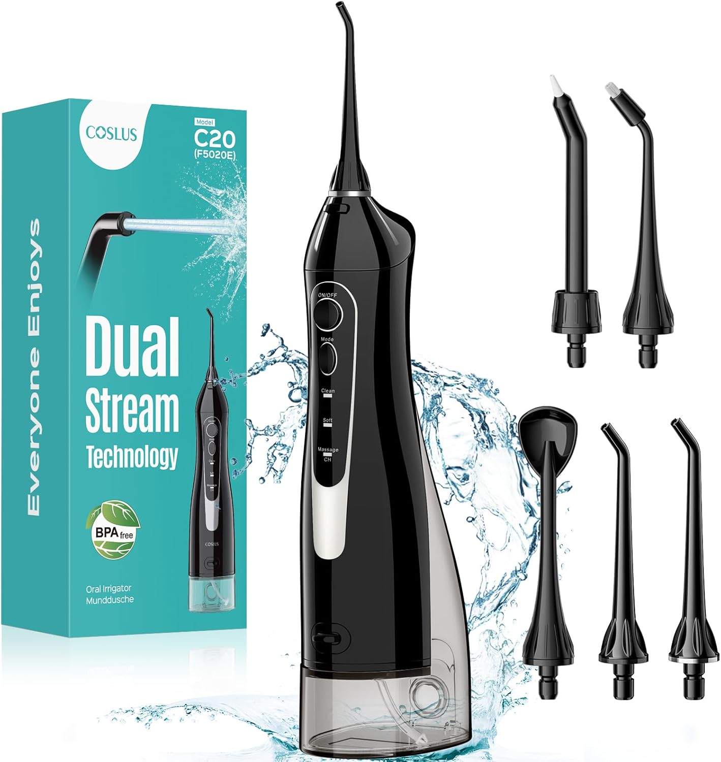 COSLUS ADA Accepted Water Dental Flosser C20