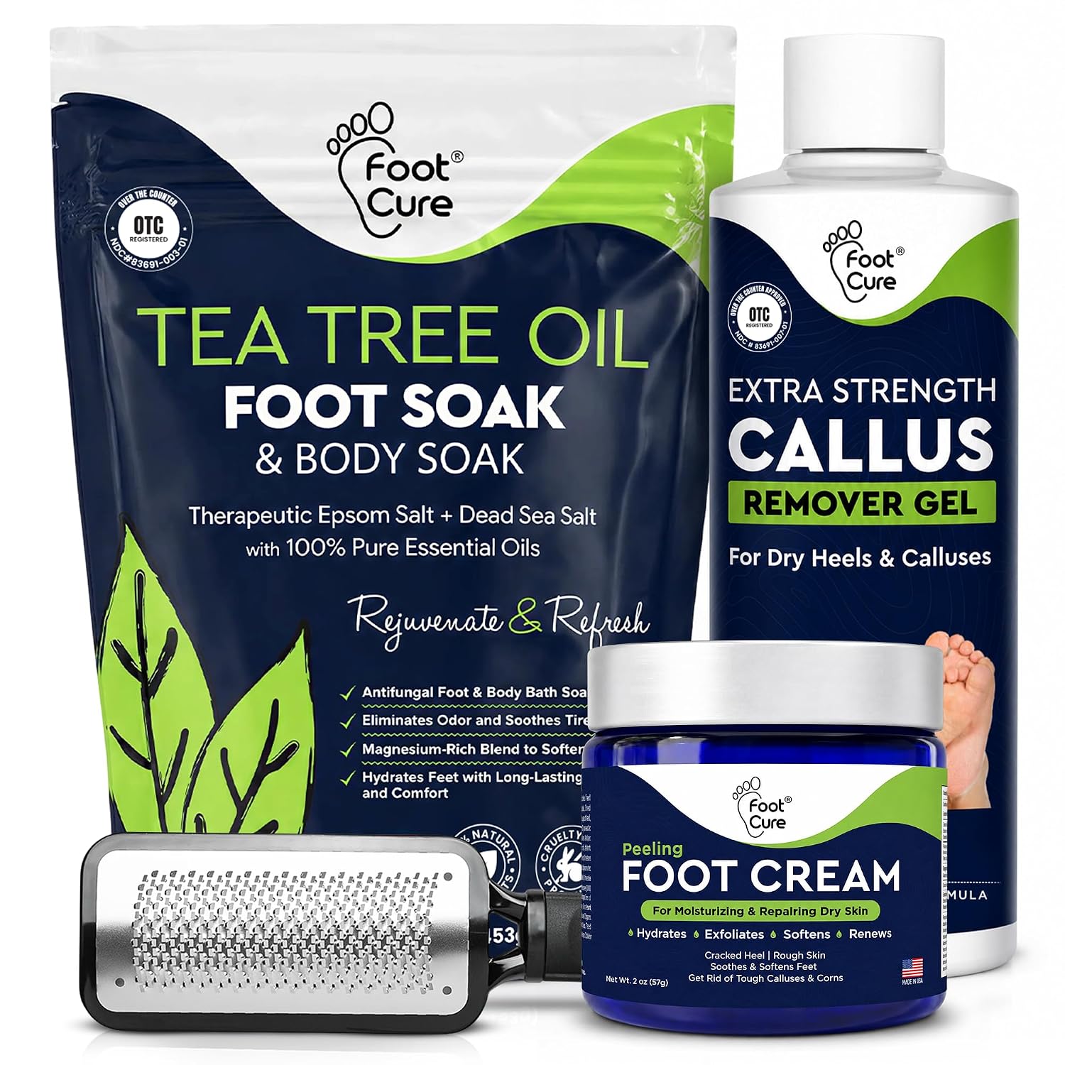 FOOT CURE Foot Callus Remover Pedicure Set