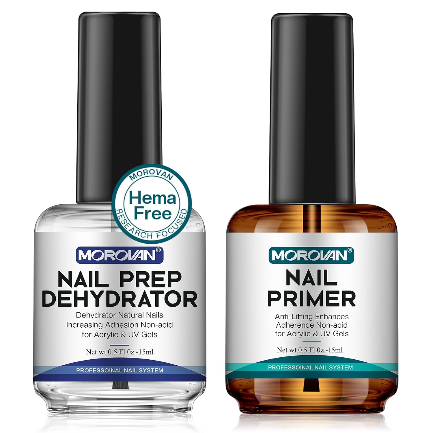 Morovan Nail Prep Dehydrator & Acid-Free Primer