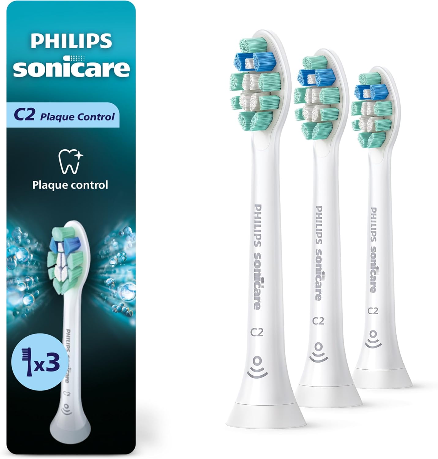 Philips Sonicare C2 Plaque Control Replacement Brush Heads