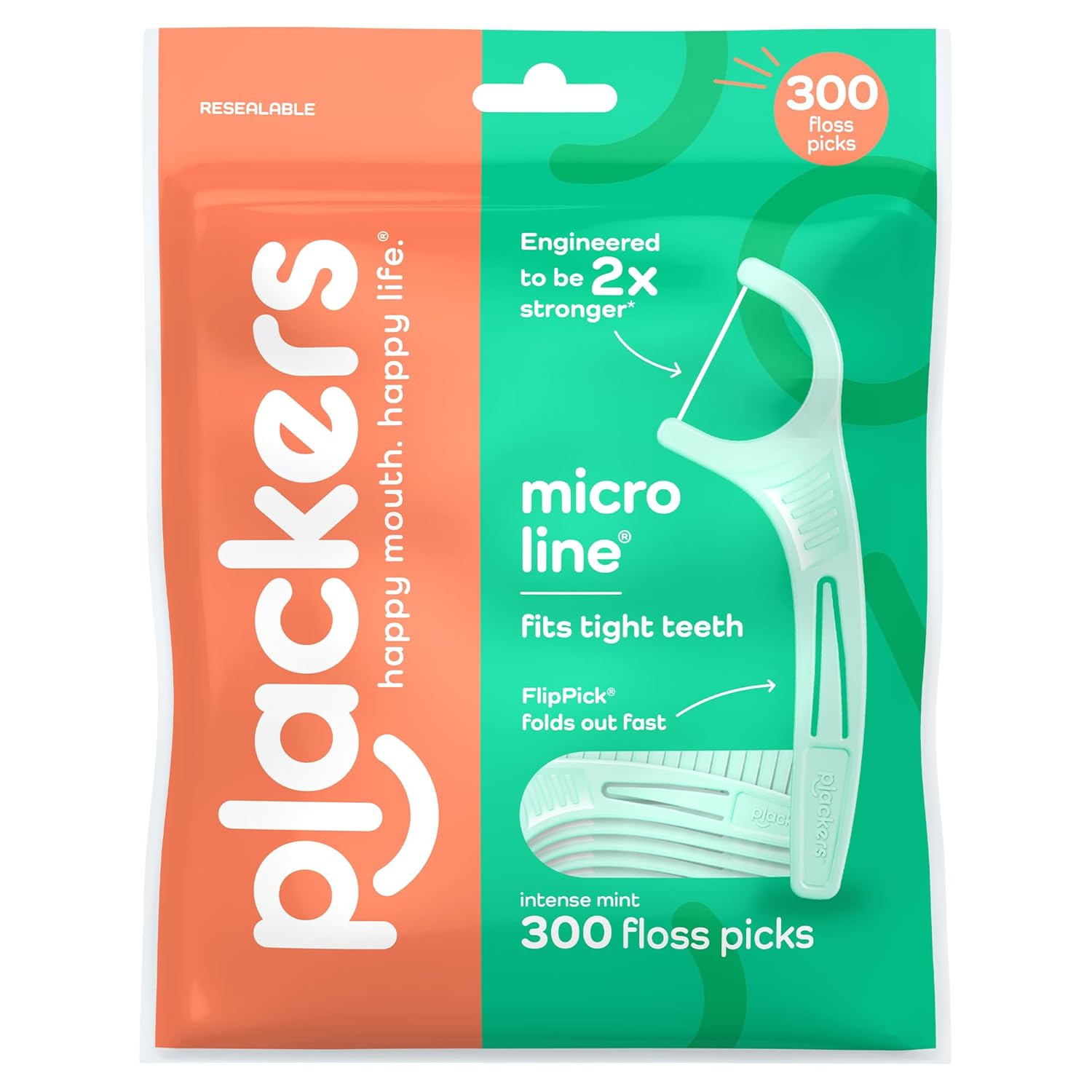 Plackers Micro Line Floss Picks