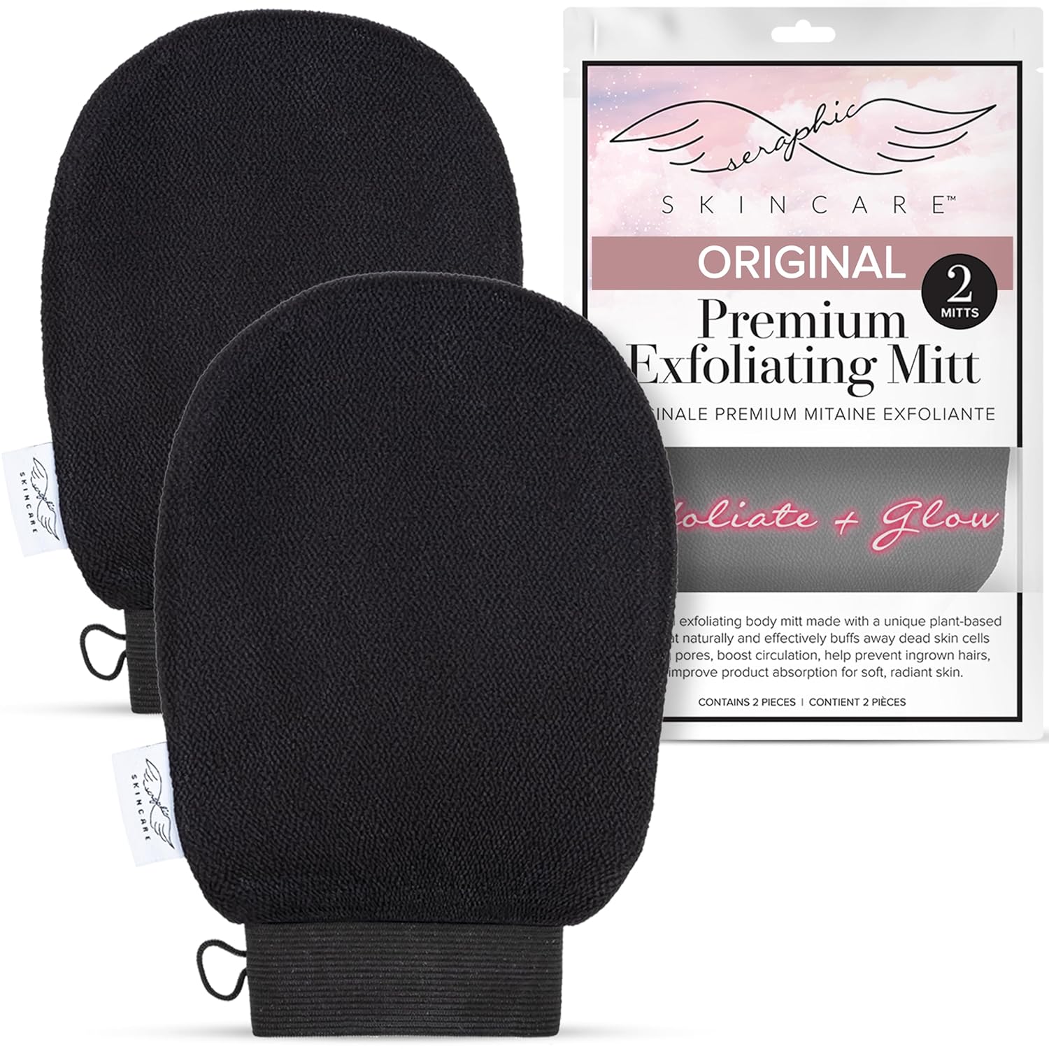 Seraphic Skincare Premium Exfoliating Mitt
