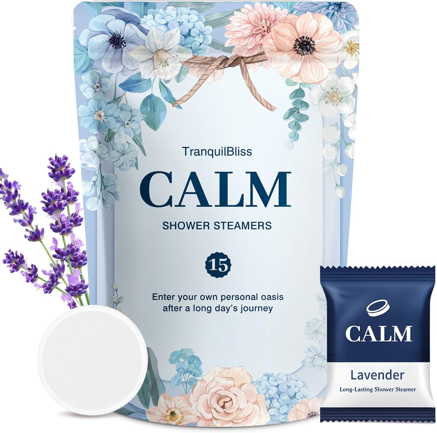 TranquilBliss Lavender Shower Steamers